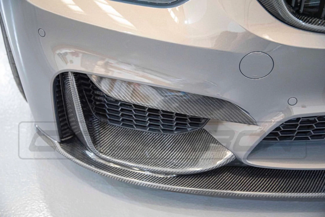 BMW M3 & M4 F80/F82/F83 UPPER FRONT CARBON FIBRE CANARDS