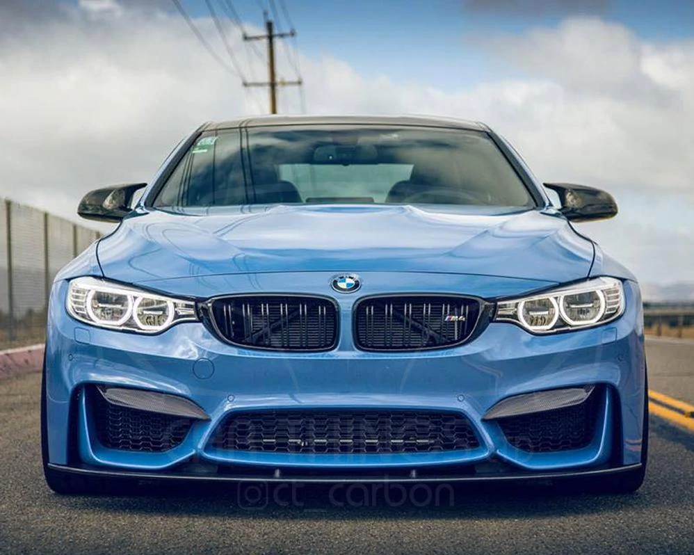BMW M3 & M4 F80/F82/F83 UPPER FRONT CARBON FIBRE CANARDS