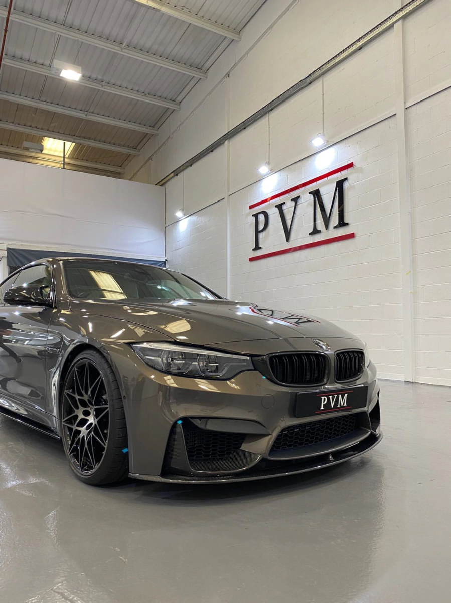 BMW M3/M4 (F80 F82 F83) CARBON FIBRE SPLITTER (3 PIECE) - MP STYLE