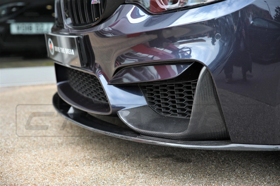 BMW M3/M4 (F80 F82 F83) CARBON FIBRE SPLITTER (3 PIECE) - MP STYLE