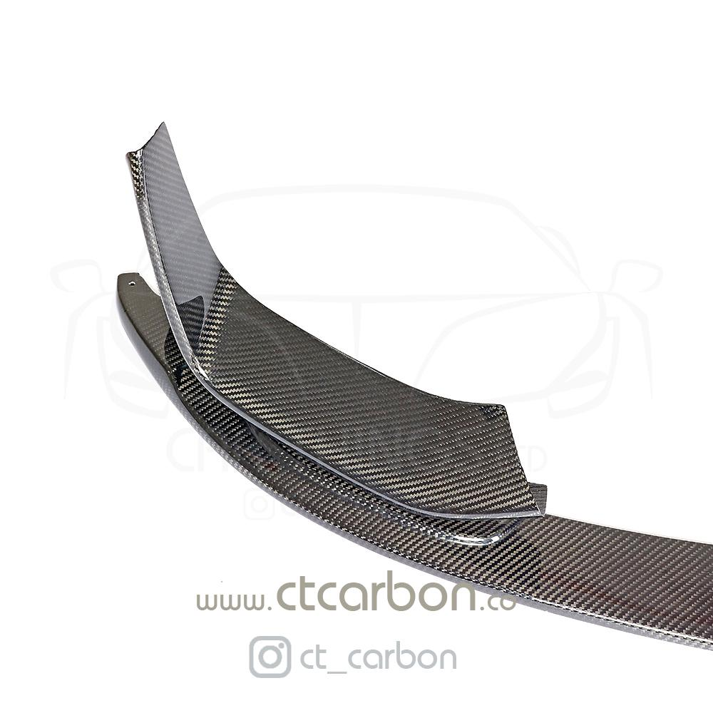 BMW M3/M4 (F80 F82 F83) CARBON FIBRE SPLITTER (3 PIECE) - MP STYLE