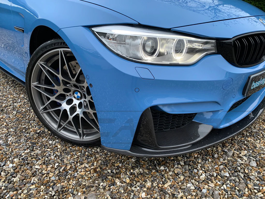 BMW M3/M4 (F80 F82 F83) CARBON FIBRE SPLITTER (3 PIECE) - MP STYLE