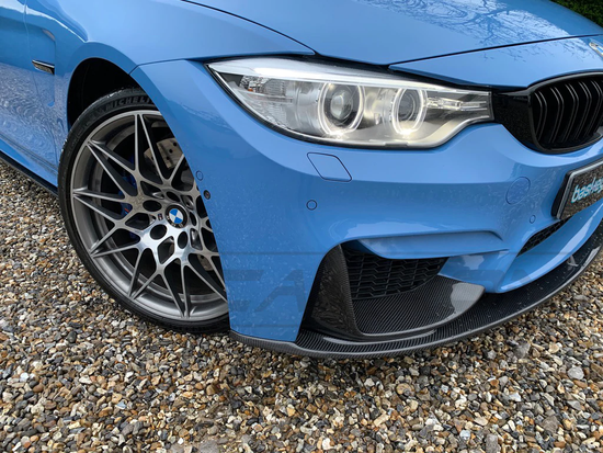 BMW M3/M4 (F80 F82 F83) CARBON FIBRE SPLITTER (3 PIECE) - MP STYLE