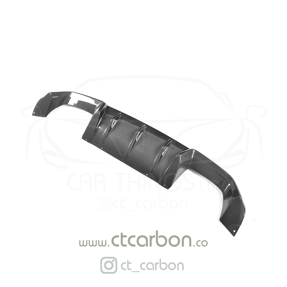 BMW M2 / M2C F87 CARBON FIBRE DIFFUSER - MP STYLE