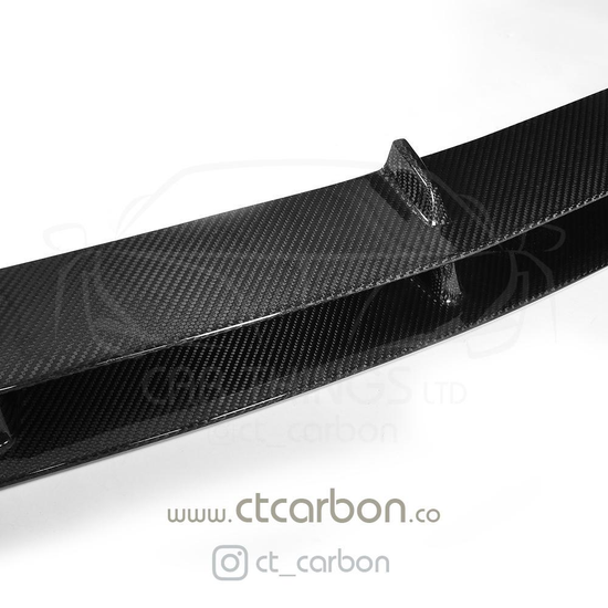 MERCEDES C63 W205 SALOON/ESTATE CARBON FIBRE SPLITTER - B-STYLE