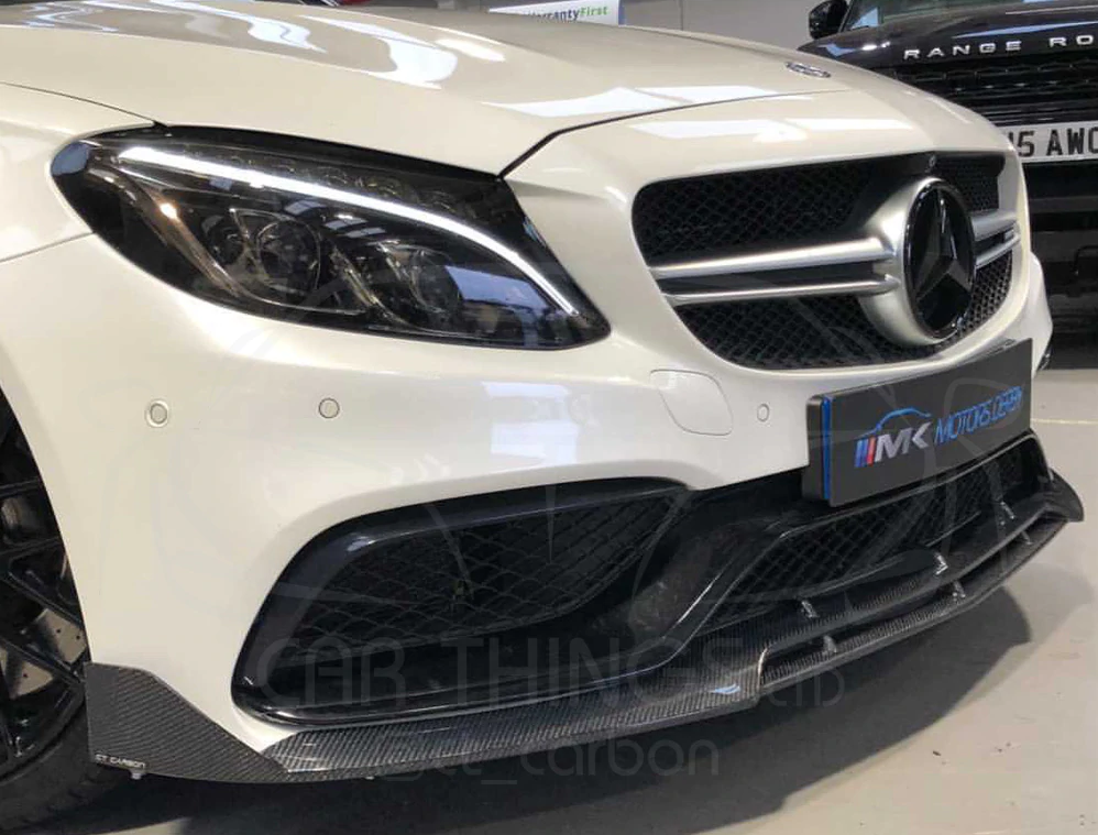 MERCEDES C63 W205 SALOON/ESTATE CARBON FIBRE SPLITTER - B-STYLE