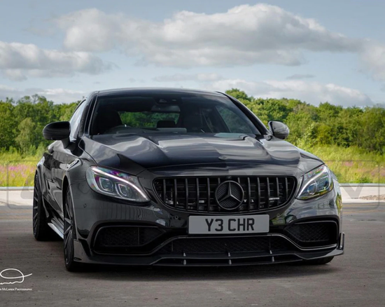 MERCEDES W205 C63 AMG 2014-2018 AMG GT BLACK GRILLE (WITHOUT CAMERA)