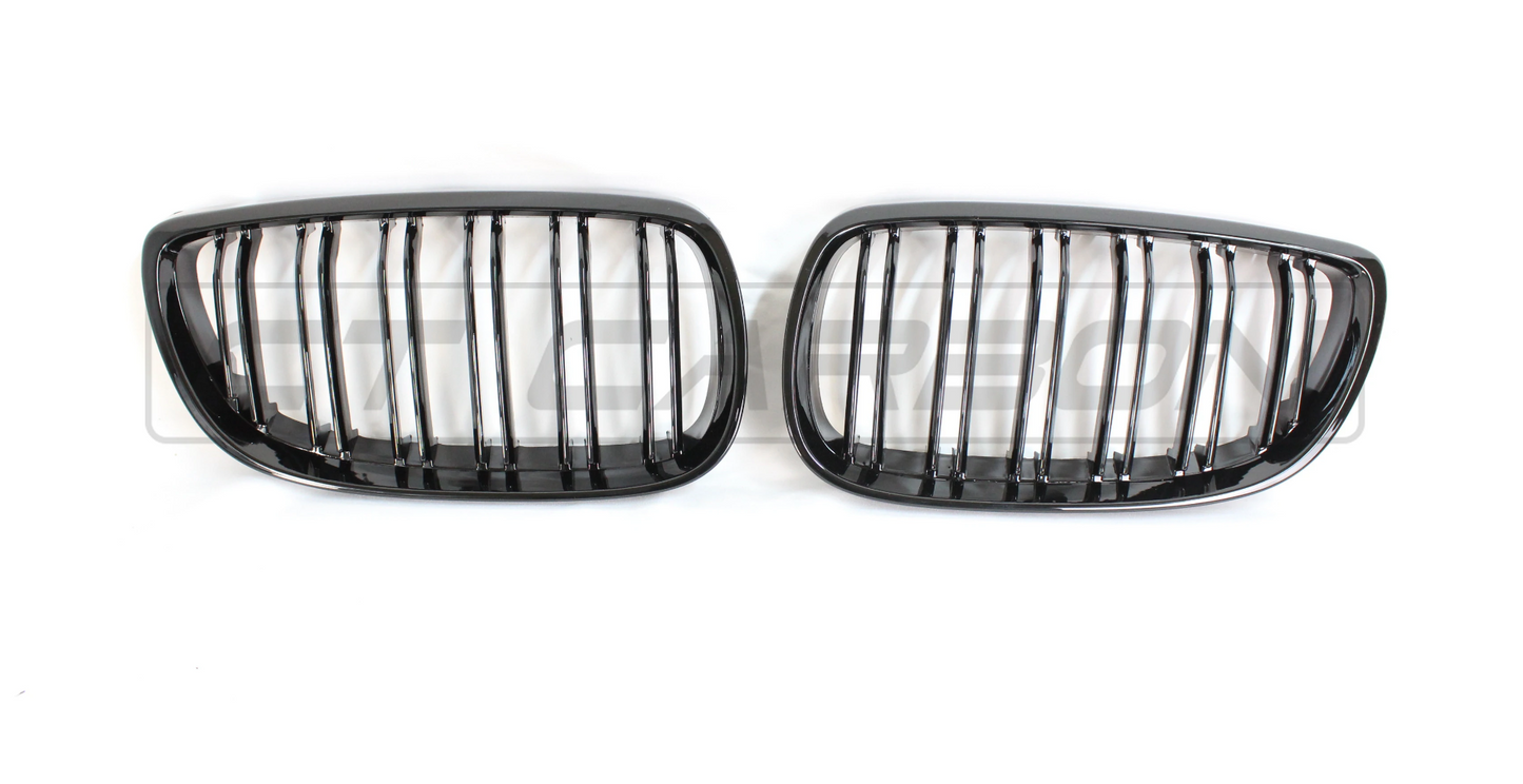 BMW M3 / 3 SERIES E92/E93 DOUBLE SLAT BLACK GRILLES