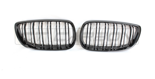BMW M3 / 3 SERIES E92/E93 DOUBLE SLAT BLACK GRILLES