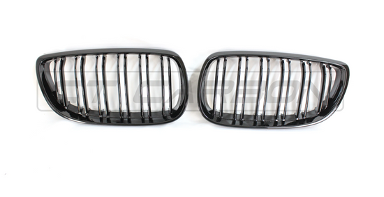 BMW M3 / 3 SERIES E92/E93 DOUBLE SLAT BLACK GRILLES
