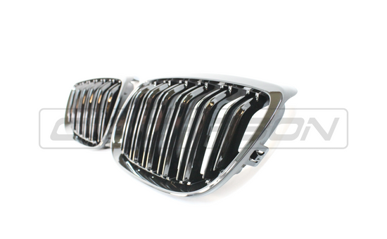 BMW M3 / 3 SERIES E92/E93 DOUBLE SLAT BLACK GRILLES
