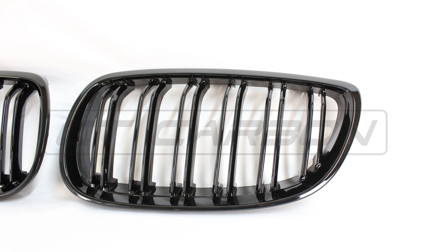 BMW M3 / 3 SERIES E92/E93 DOUBLE SLAT BLACK GRILLES
