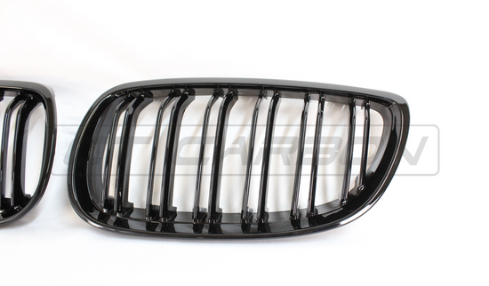 BMW M3 / 3 SERIES E92/E93 DOUBLE SLAT BLACK GRILLES