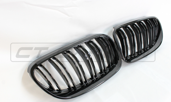 BMW 3 SERIES E92 & E93 LCI DOUBLE SLAT BLACK GRILLES