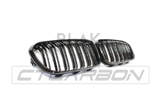 BMW F20 1 SERIES LCI DOUBLE SLAT BLACK GRILLES