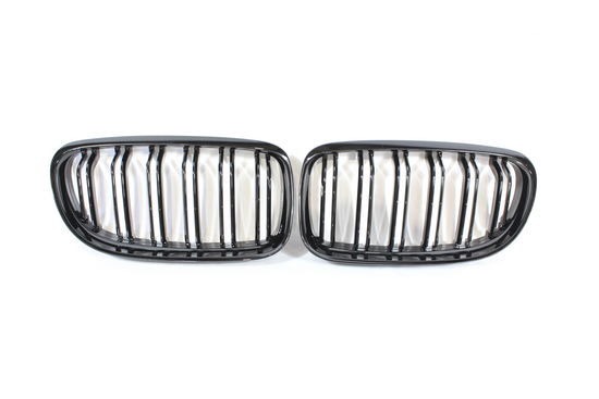 BMW E90 3 SERIES LCI DOUBLE SLAT BLACK GRILLES