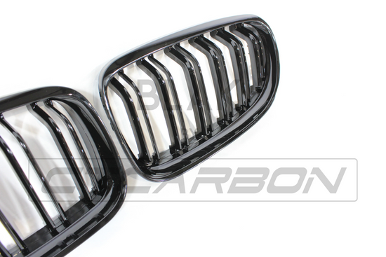 BMW E90 3 SERIES LCI DOUBLE SLAT BLACK GRILLES