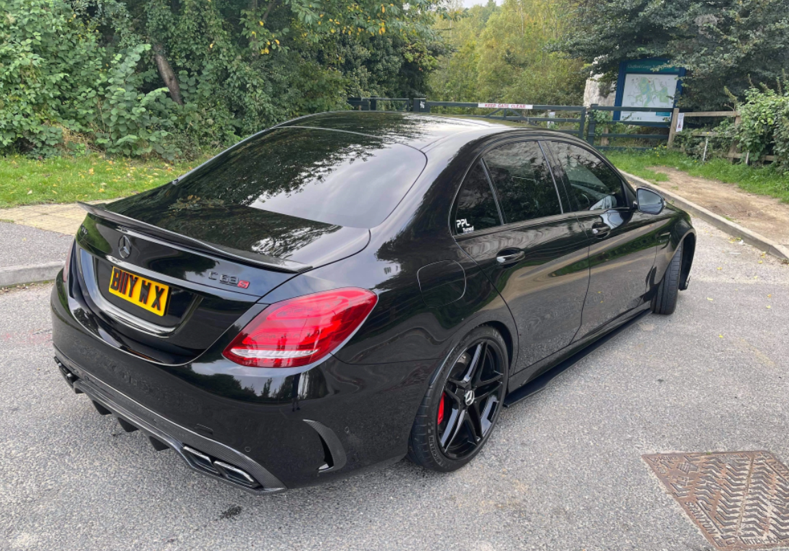 MERCEDES C63/C63S W205 SALOON CARBON SPOILER - DUCKTAIL PS STYLE