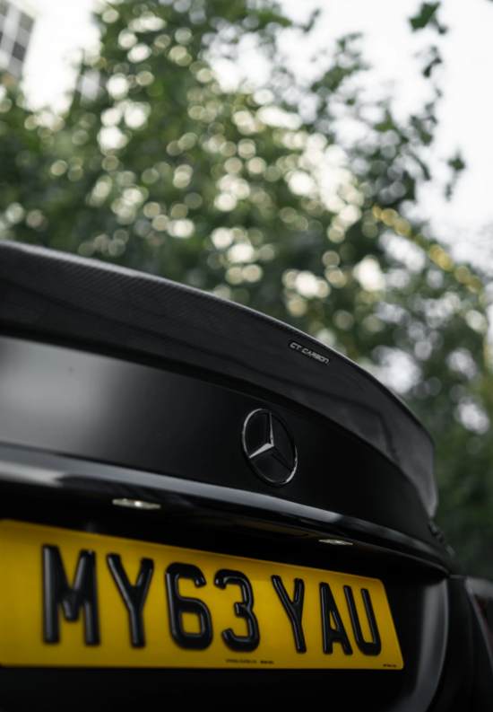 MERCEDES C63/C63S W205 SALOON CARBON SPOILER - DUCKTAIL PS STYLE