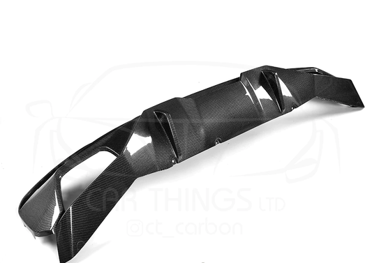 BMW 5 SERIES G30 M SPORT CARBON FIBRE DIFFUSER - OEM+ CT STYLE