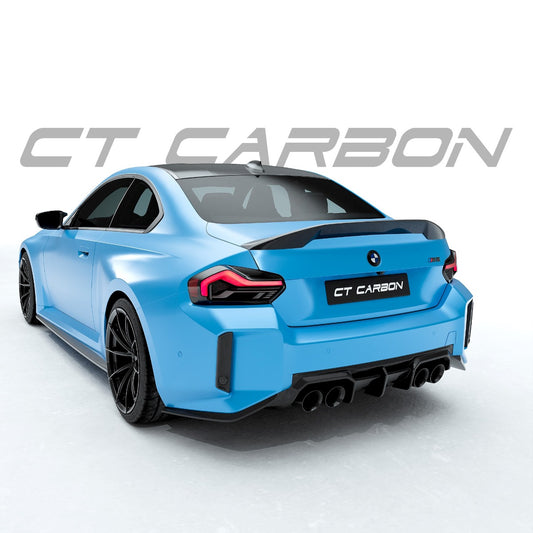 BMW G87 M2 CARBON FIBRE REAR BUMPER CORNERS - CT DESIGN