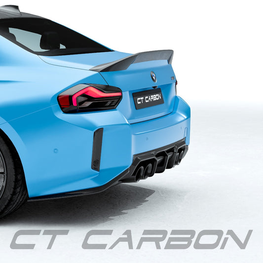 BMW G87 M2 CARBON FIBRE REAR BUMPER CORNERS - CT DESIGN