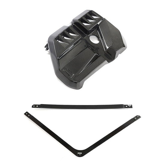 BMW M2 M3 & M4 G87/G80/G81/G82/G83 CARBON FIBRE ENGINE DRESS UP KIT V2 - CT DESIGN