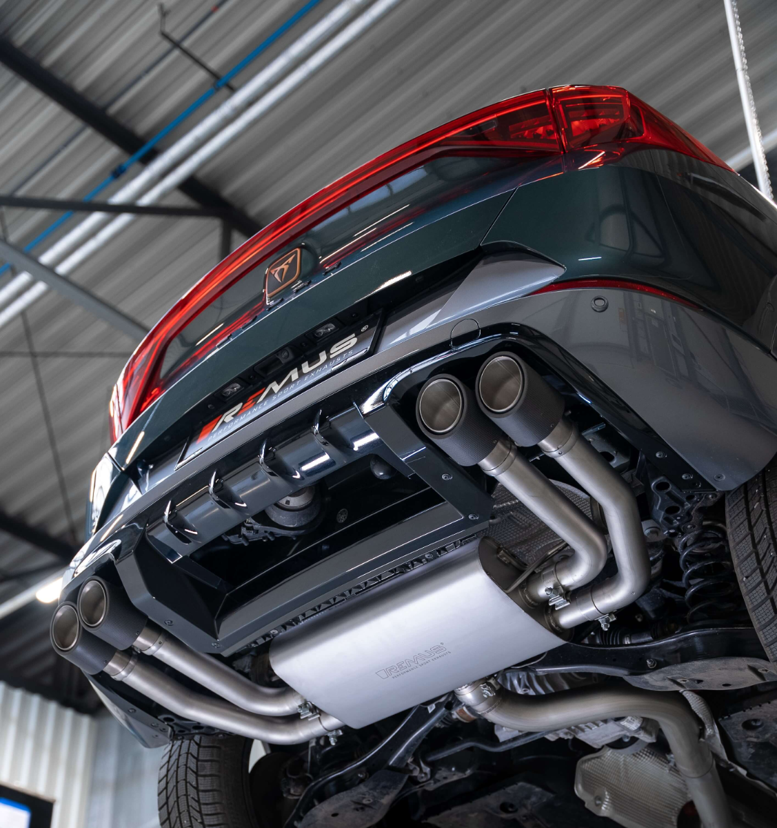 Axle-back Sport exhaust CUPRA Formentor 2.0l TSI, 140kW DSG, centered (absorption principle) incl. (EC-) approval
