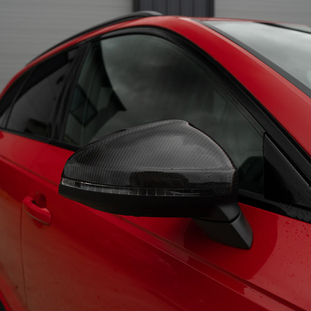 AUDI A4/S4/RS4/A5/S5/RS5 B9 2016+ PRE-PREG CARBON FIBRE MIRRORS - WITHOUT LANE ASSIST - CT Carbon