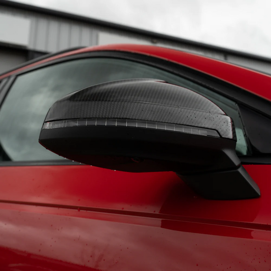 AUDI A4/S4/RS4/A5/S5/RS5 B9 2016+ PRE-PREG CARBON FIBRE MIRRORS - WITHOUT LANE ASSIST - CT Carbon