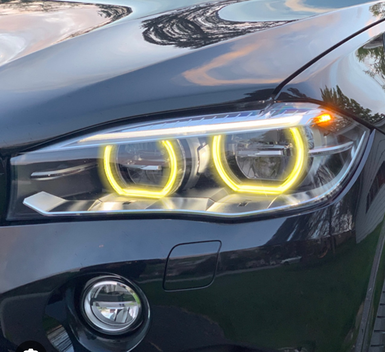 BMW F16 X6 YELLOW DRL MODULE SET (2015-2017)