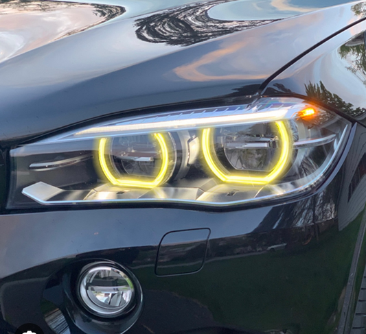 BMW F16 X6 YELLOW DRL MODULE SET (2015-2017)