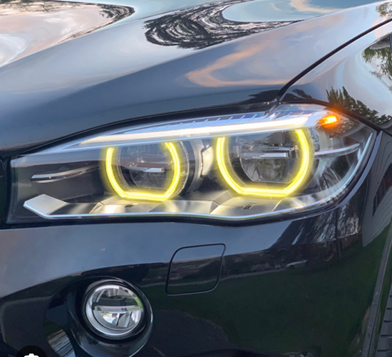 BMW F16 X6 YELLOW DRL MODULE SET (2015-2017)