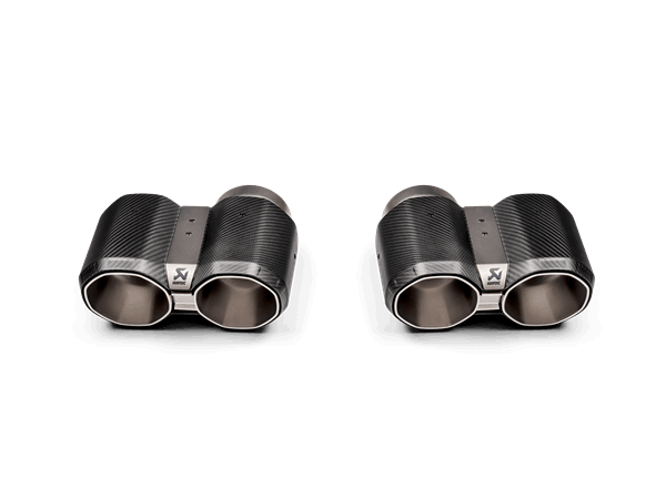BMW M2 / M3 / M4 (G87 / G80 / G81 / G82 / G83) Akrapovic  Octagonal Tail Pipe Set (Carbon)