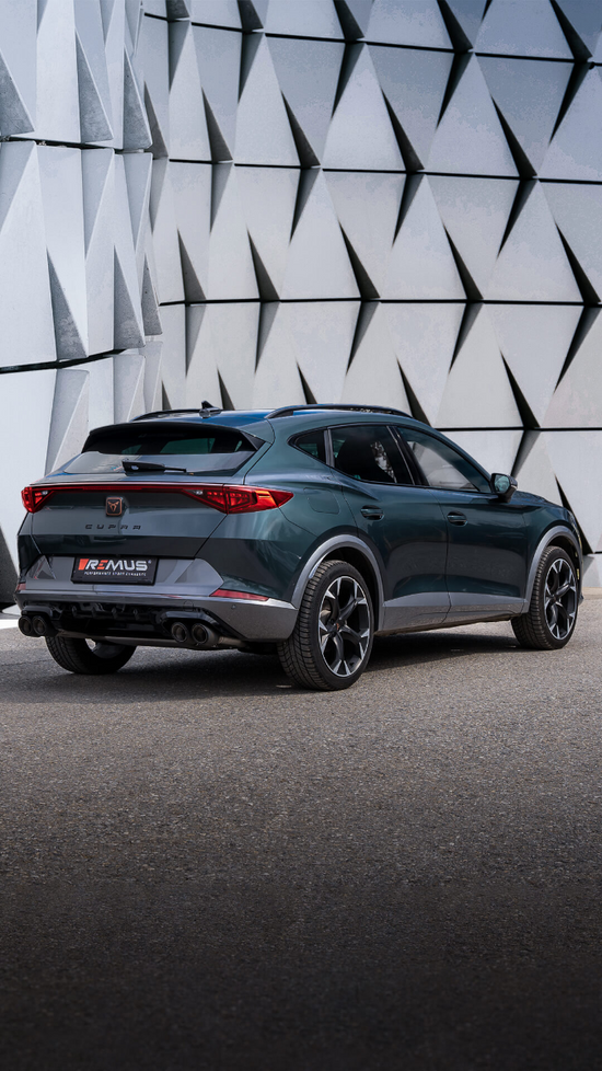 Axle-back Sport exhaust CUPRA Formentor 2.0l TSI, 140kW DSG, centered (absorption principle) incl. (EC-) approval