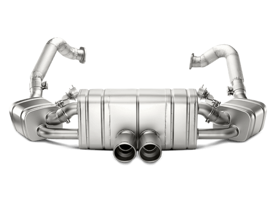 Porsche 981 Cayman GT4 / Boxster Spyder 2016 Akrapovic Slip-On Line (Titanium)