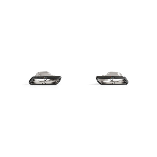 Mercedes E63/E63S AMG (2017) Akrapovic Carbon Tail Pipe Set in Gloss