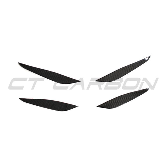 BMW G87 M2 CARBON FIBRE FRONT BUMPER CANARDS - CT DESIGN