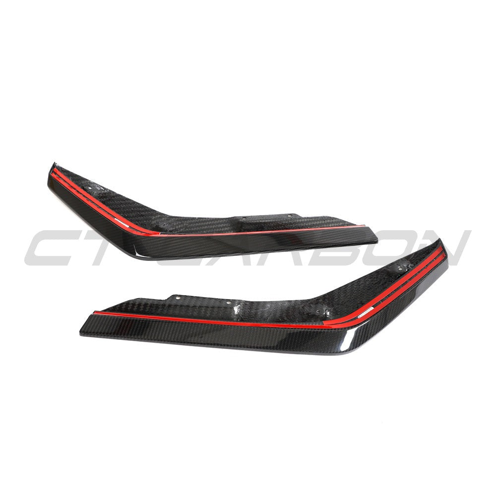 BMW G87 M2 CARBON FIBRE REAR BUMPER CORNERS - CT DESIGN - CT DESIGN