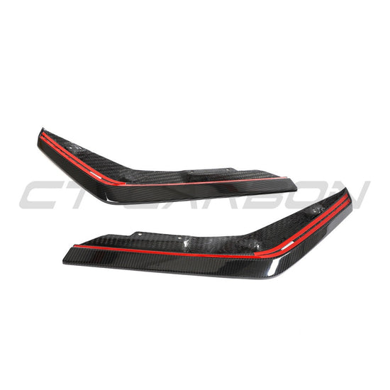 BMW G87 M2 CARBON FIBRE REAR BUMPER CORNERS - CT DESIGN - CT DESIGN
