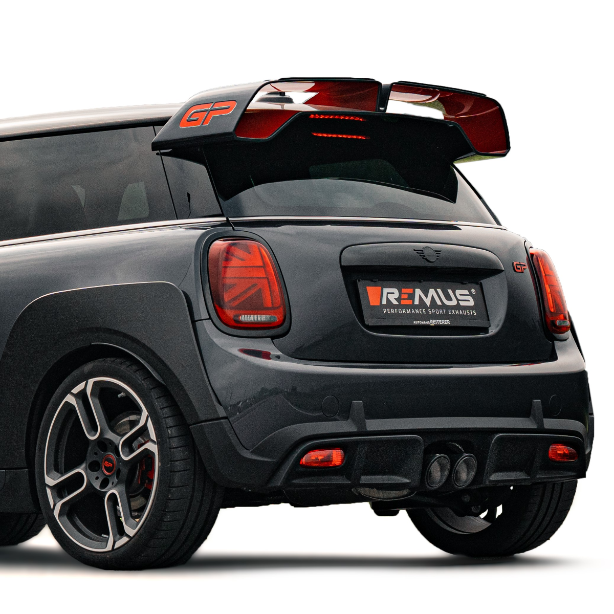 RACING Axle-back-system centered, NO (EEC-) APPROVAL