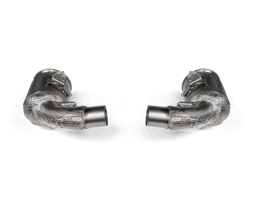 Porsche 911 Turbo / Turbo S (991.1) Akrapovic Link Pipe Set w/o Cat (Titanium)