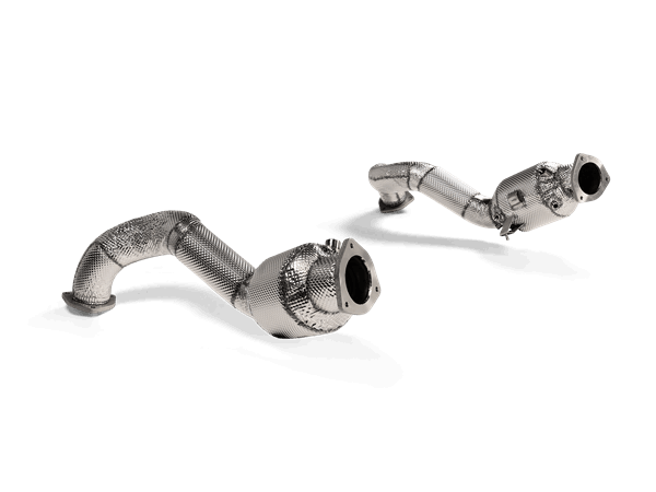 Porsche 718 Cayman GT4 RS / Spyder RS Akrapovic Link Pipe Set (Titanium)
