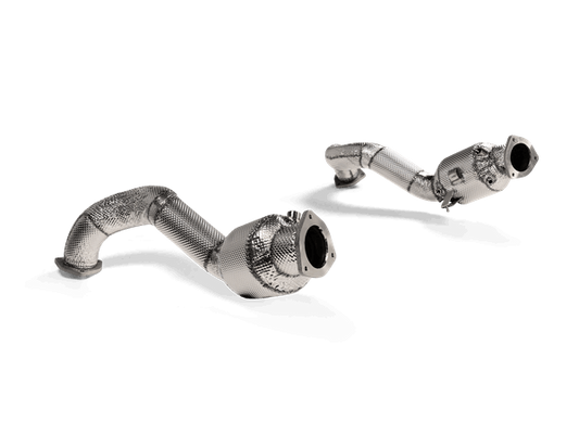 Porsche 718 Cayman GT4 RS / Spyder RS Akrapovic Link Pipe Set (Titanium)