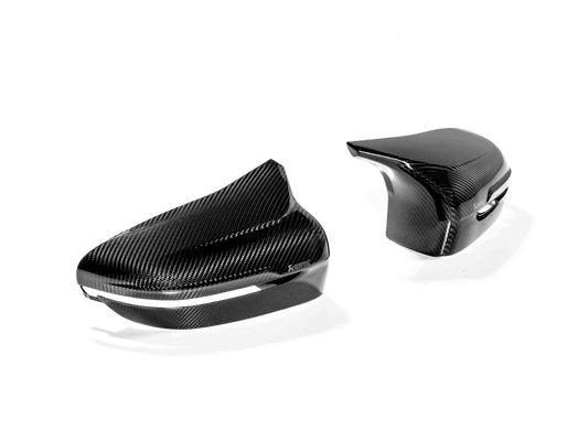 BMW M5 / M8 / Competition / Gran Coupé (F90 / F91 / F92 / F93) Akrapovic Mirror Cap Set (Carbon Fibre - High Gloss)