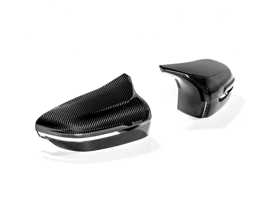 BMW M5 / M8 / Competition / Gran Coupé (F90 / F91 / F92 / F93) Akrapovic Mirror Cap Set (Carbon Fibre - High Gloss)