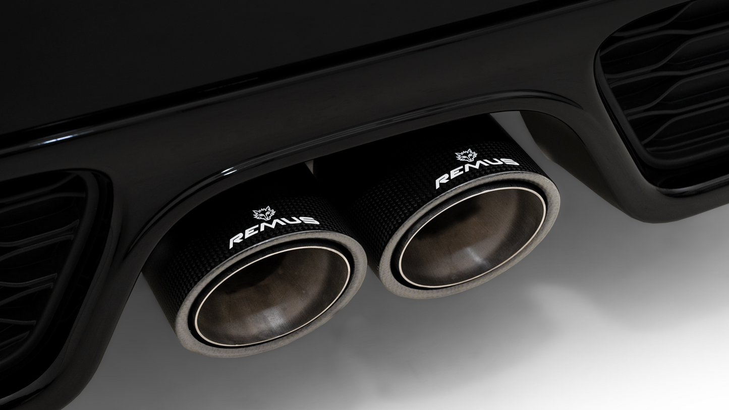 RACING Axle-back-system centered, NO (EEC-) APPROVAL