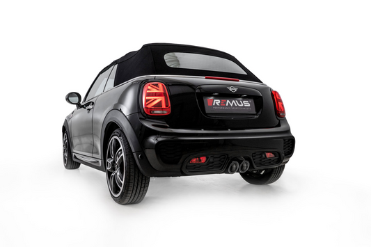 Axle-back-system centered, incl. ECE type approval