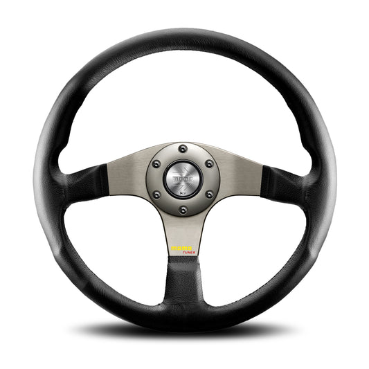 MOMO Tuner steering wheel - black Leather 320mm