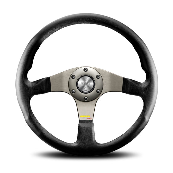 MOMO Tuner steering wheel - black Leather 320mm